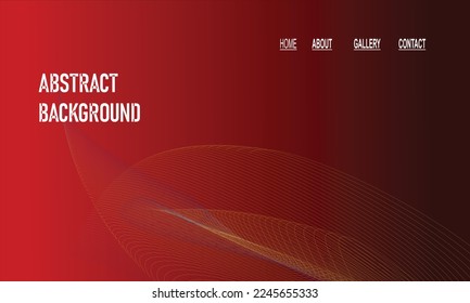 maroon background with yellow abstract wavy design with blue gradient. available for content purposes, website home pages, landing pages, wallpapers, computer desktop displays, etc