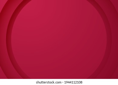 maroon backgrounds. Abstract 3d circle papercut layer background.