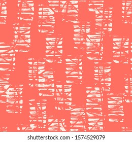 Maroon and Beige tie dye seamless pattern.  Shibori seamless print. Watercolor hand drawn batik.  Handmade watercolour shirt tie dye pattern. Japan traditional tile. Crimson and White shibori.