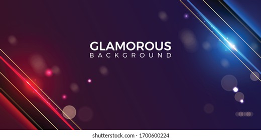 Maroon and blue abstract background-glamorous background with bokeh and sparkles