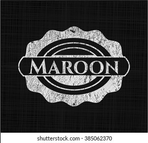 Maroon with chalkboard texture