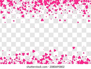 Montaje de fondo transparente con el vector de envoltura de color de marrón. Diseño de Corazones Cortados. Borde del Corazón de Amor Rojo.