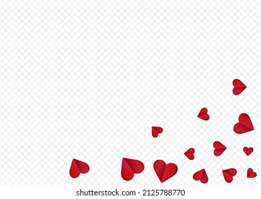 Fondo transparente vectorial de color marrón. Pancarta de Romance Confetti. Papel de escritorio rosa de corazón visual.