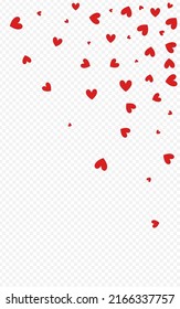 Maroon Color Papercut Vector Transparent Backgound. 3d Hearts Border. Burgundy Decoration Confetti Concept.