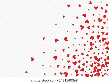 Maroon Color Papercut Vector Transparent Backgound. 3d Confetti Wallpaper. Burgundy Love Heart Texture.