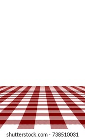 Maroon Gingham pattern. Texture from rhombus/squares for - plaid, tablecloths, clothes, shirts, dresses, paper, bedding, blankets, quilts and other textile products. Vector illustration.