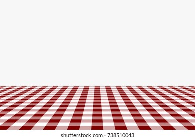 Maroon Gingham pattern. Texture from rhombus/squares for - plaid, tablecloths, clothes, shirts, dresses, paper, bedding, blankets, quilts and other textile products. Vector illustration.