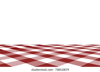 Maroon Gingham pattern. Texture from rhombus/squares for - plaid, tablecloths, clothes, shirts, dresses, paper, bedding, blankets, quilts and other textile products. Vector illustration.