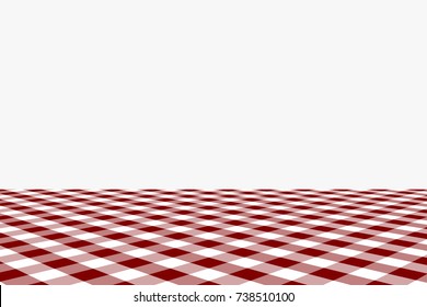 Maroon Gingham pattern. Texture from rhombus/squares for - plaid, tablecloths, clothes, shirts, dresses, paper, bedding, blankets, quilts and other textile products. Vector illustration.