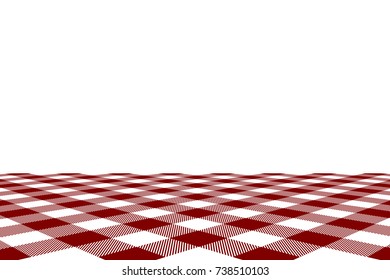 Maroon Gingham pattern. Texture from rhombus/squares for - plaid, tablecloths, clothes, shirts, dresses, paper, bedding, blankets, quilts and other textile products. Vector illustration.