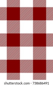 Maroon Gingham pattern. Texture from rhombus/squares for - plaid, tablecloths, clothes, shirts, dresses, paper, bedding, blankets, quilts and other textile products. Vector illustration.