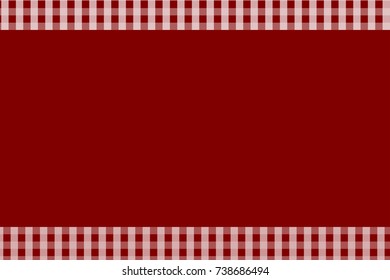 Maroon Gingham pattern. Texture from rhombus/squares for - plaid, tablecloths, clothes, shirts, dresses, paper, blankets, restaurant menu, quilts and other textile products. Vector illustration.