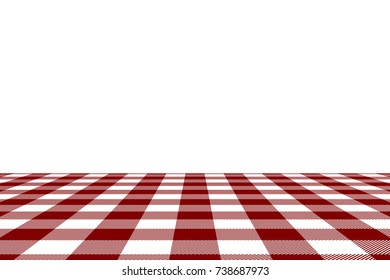 Maroon Gingham pattern. Texture from rhombus/squares for - plaid, tablecloths, clothes, shirts, dresses, paper, bedding, blankets, quilts and other textile products. Vector illustration.