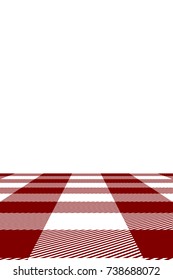 Maroon Gingham pattern. Texture from rhombus/squares for - plaid, tablecloths, clothes, shirts, dresses, paper, bedding, blankets, quilts and other textile products. Vector illustration.