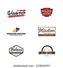 Maroon gray black hexagon semicircle tape badge modern logo design vector suitable car wash place motorcycle custom engine shop for buying and selling vehicles repair delivery