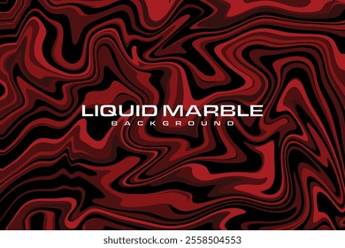 Maroon liquid marble abstrack background vector