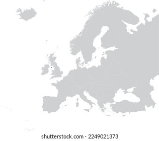 Maroon Map of Isle of Man within gray map of European continent