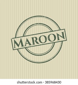 Sello de caucho de marrón con textura gruesa