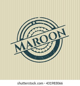 Marongummi-Stempel mit Grunge-Struktur