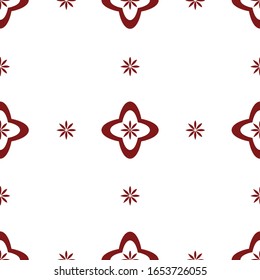 maroon seamless floral print repeat pattern