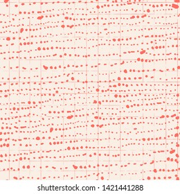 Maroon and White tie dye seamless pattern.  Shibori seamless print. Watercolor hand drawn batik.  Handmade watercolour shirt tie dye pattern. Japan traditional tile. Salmon and White shibori.