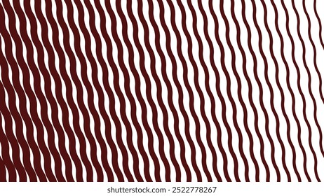 Fundo abstrato de padrão de linha de onda marrom e branco para pano de fundo