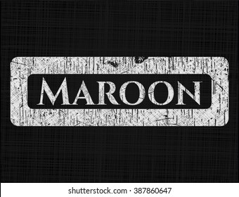 Maron mit Chalkboard-Struktur