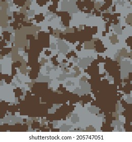 MARPAT Seamless Digital Desert Camo Texture Vector