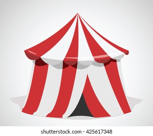Marquee. Circus vector icon