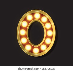 Marquee Light Letter - Vector - 0