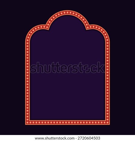 Marquee Sign with Lights Bulbs