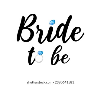 Marriage bridal party quote, wedding banner design element.