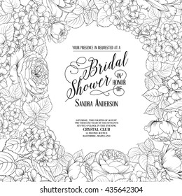 Marriage design template.