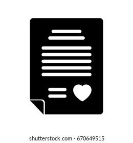 marriage document icon
