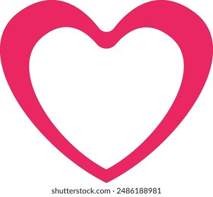 marriage, emblem, logo, lovely, simple, concept, wedding, design, romantic, happy, hearts, color, red, vector, illustration, love, symbol, icon, heart