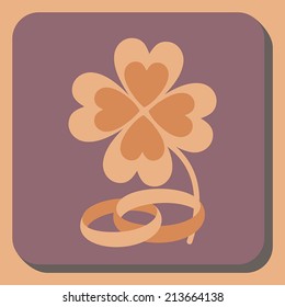 marriage flat icon 03