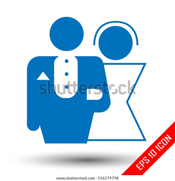 Marriage Icon Flat Icon Marriage Marriage Stock Vector (Royalty Free