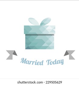 marriage illustration over white  color background