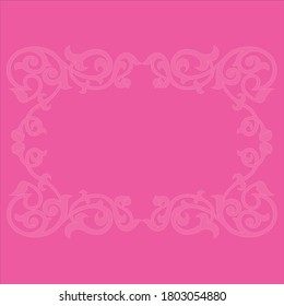 Marriage Invitation card for auspicious occasion pink color Christmas greeting card  