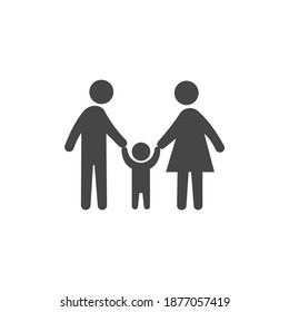 Marriage Life Icon Black and White Vector Graphic