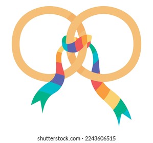 marriage rings design over white