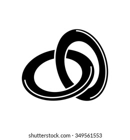 Icono de anillos de matrimonio