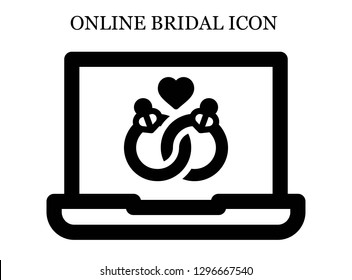 Marriage search icon. Editable Marriage search icon for web or mobile.