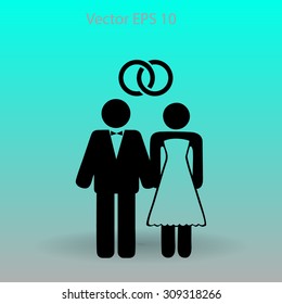 Marriage vector icon