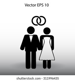 Marriage vector icon