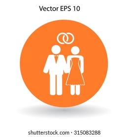 Marriage vector icon