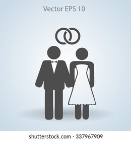 Marriage vector icon