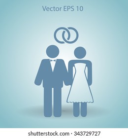 Marriage vector icon