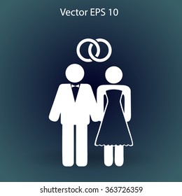 Marriage vector icon