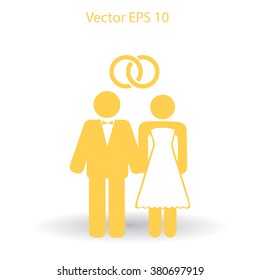 Marriage vector icon